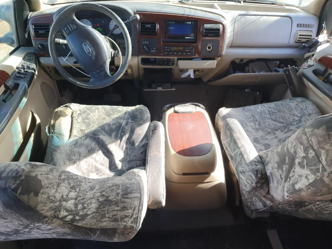 2005 Ford F350 VIN 1FTWW31P85EA23381 Copart auction photo, side / front end damage thumbnail 8