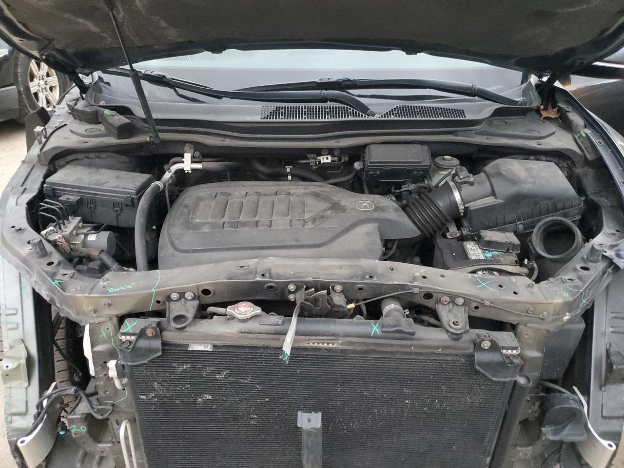 2015 Acura MDX VIN 5FRYD4H47FB001497 Copart auction photo, front end damage thumbnail 7