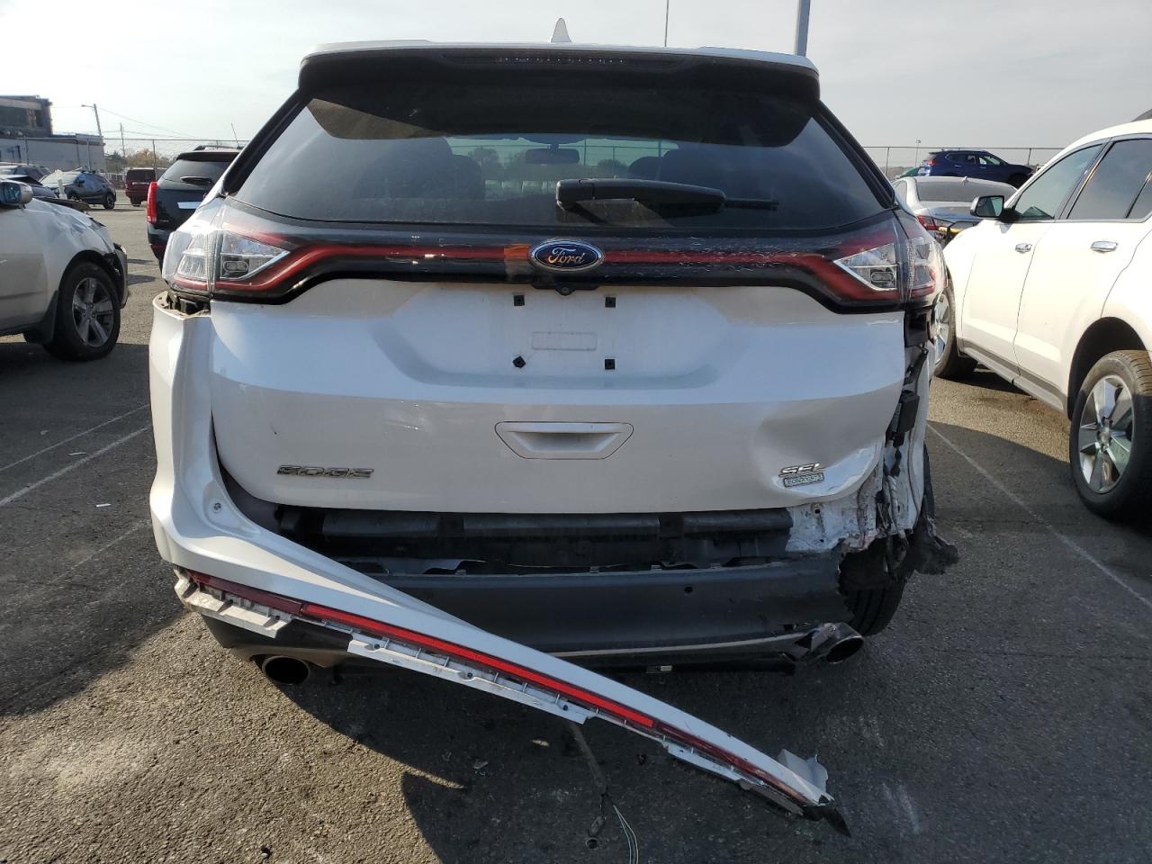 2015 Ford Edge VIN 2FMTK3J99FBC05910 Copart auction photo, rear end damage thumbnail 6
