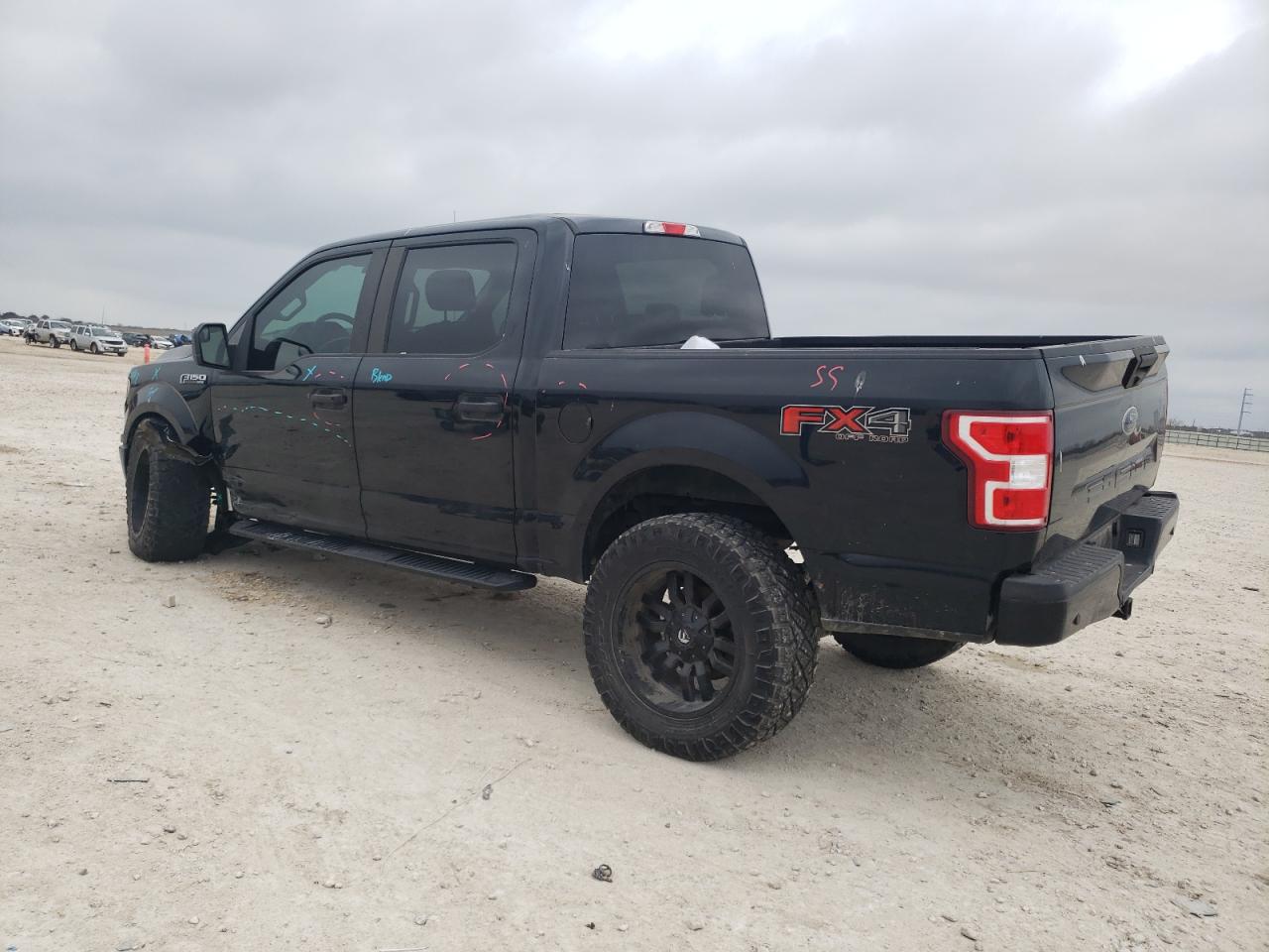 2018 Ford F-150 VIN 1FTEW1E50JKF90513 Copart auction photo, undercarriage / side damage thumbnail 2