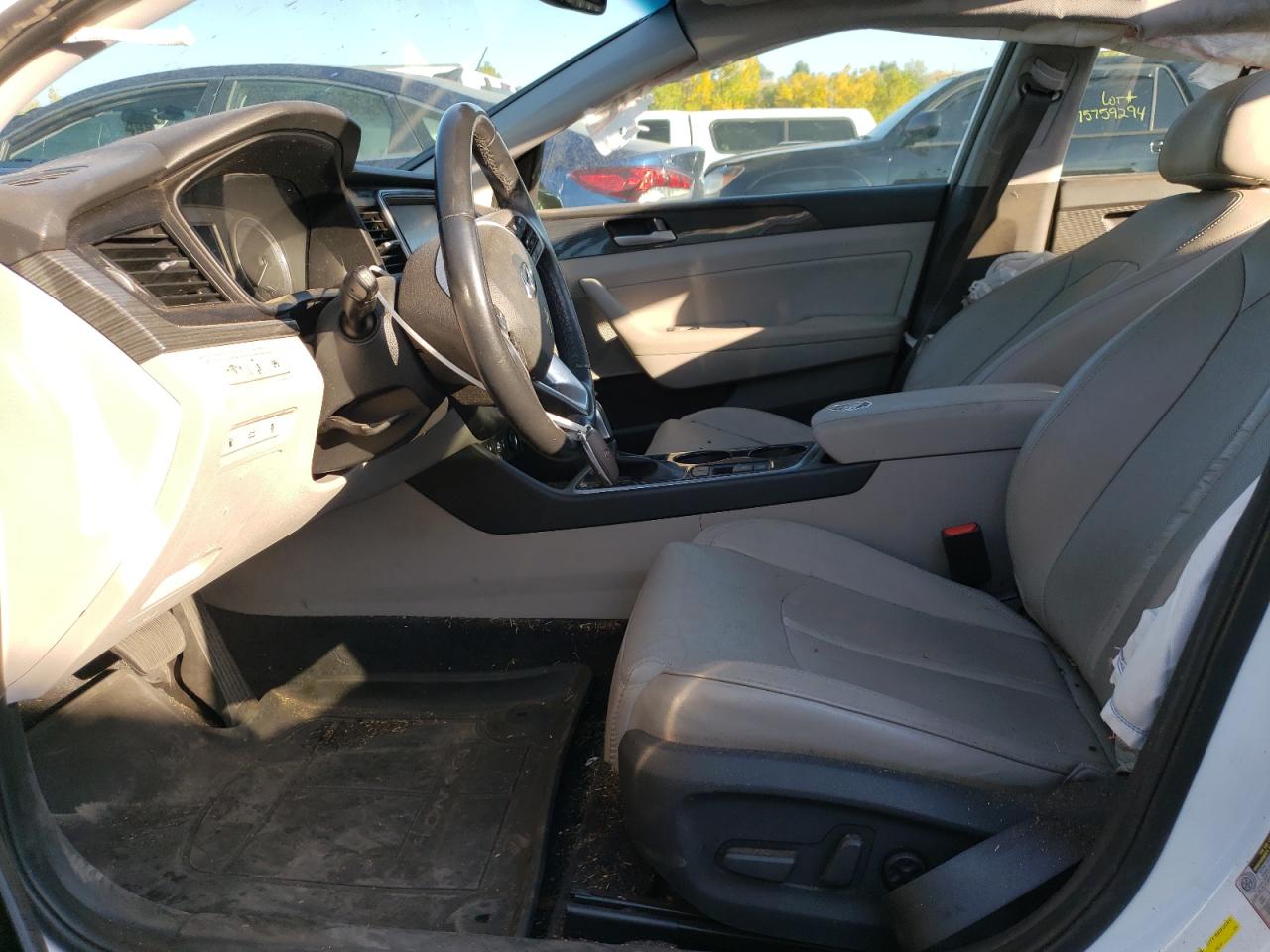 2019 Hyundai Sonata VIN 5NPE34AF1KH790793 Copart auction photo, front end / rollover damage thumbnail 7