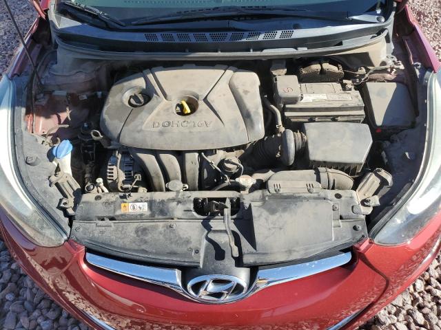 2016 Hyundai Elantra VIN 5NPDH4AE7GH721120 Copart auction photo, vandalism damage thumbnail 11