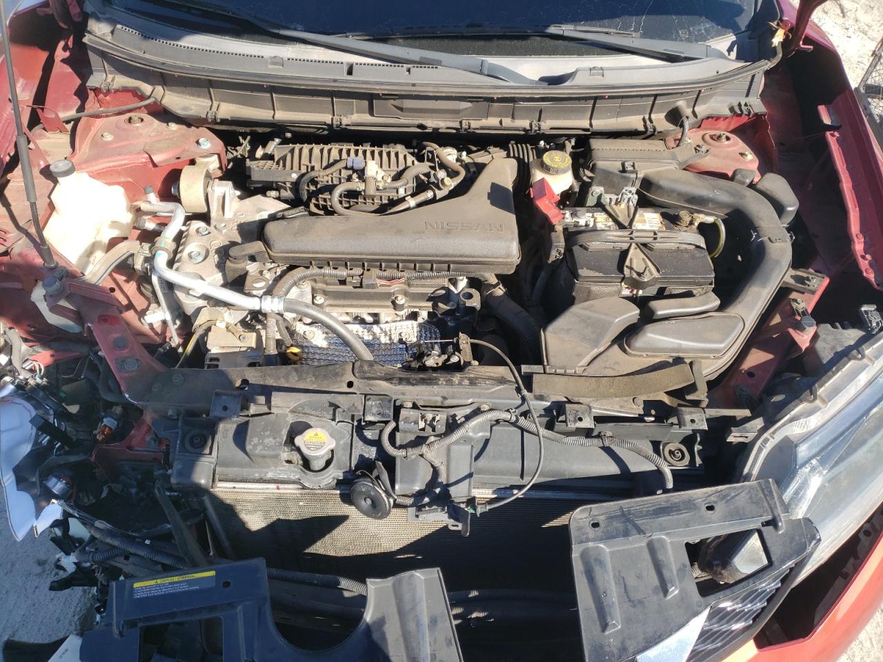 2016 Nissan Rogue VIN KNMAT2MTXGP683127 Copart auction photo, front end / side damage thumbnail 12