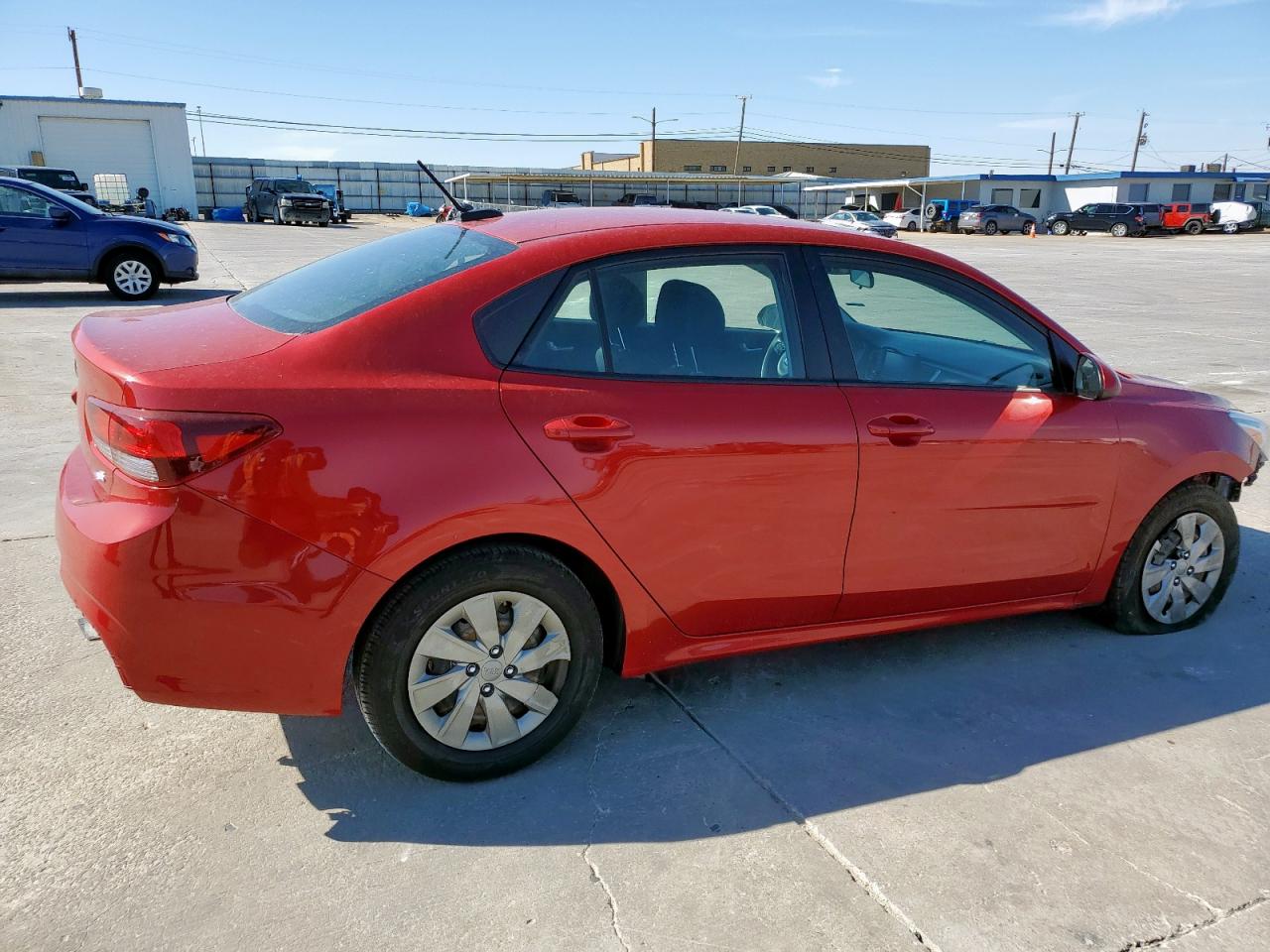 2020 KIA Rio VIN 3KPA24AD6LE334360 Copart auction photo, front end damage thumbnail 3