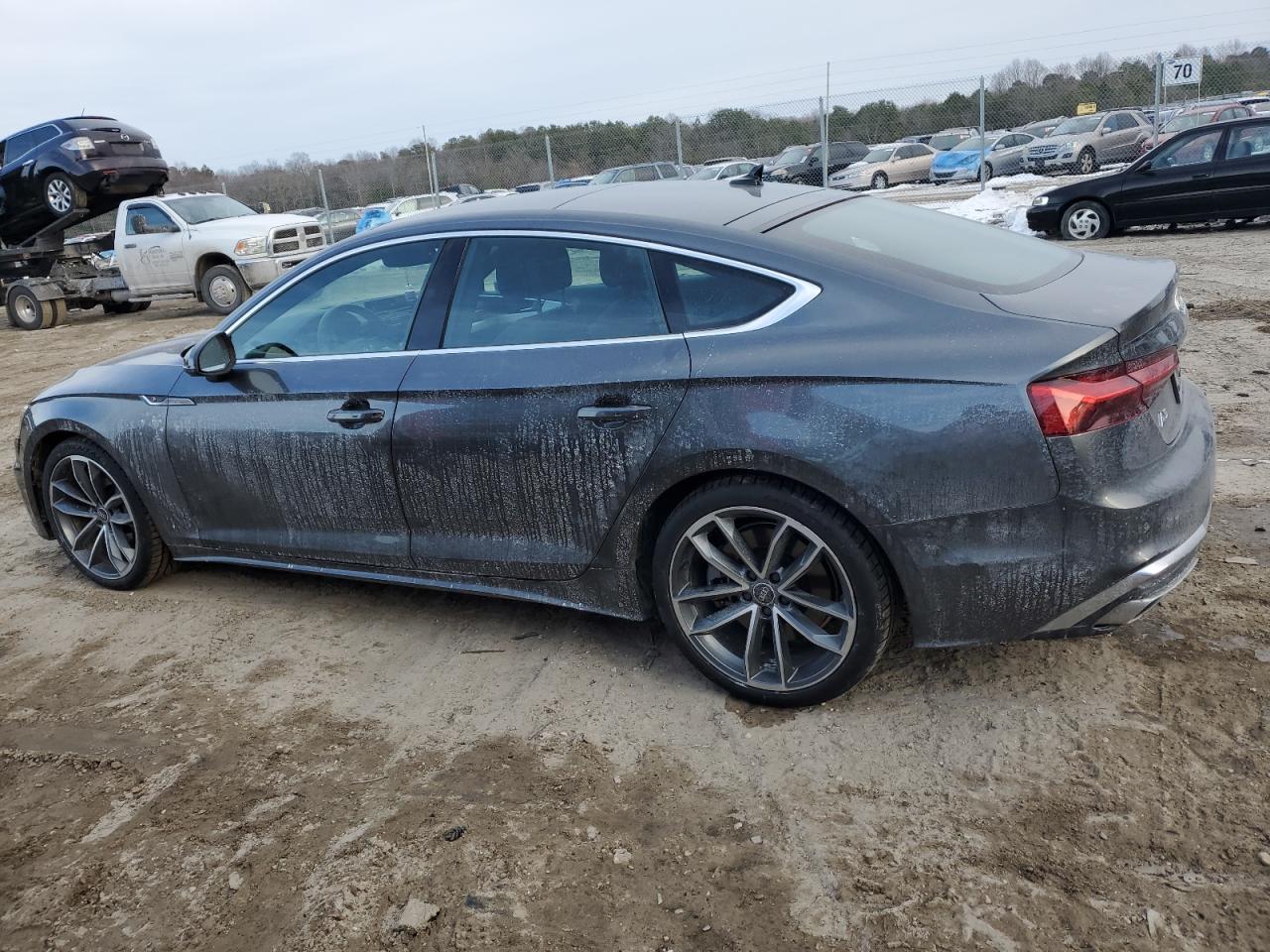 2023 Audi A5 VIN WAUFACF51PA021825 Copart auction photo, front end / minor dent/scratches damage thumbnail 2