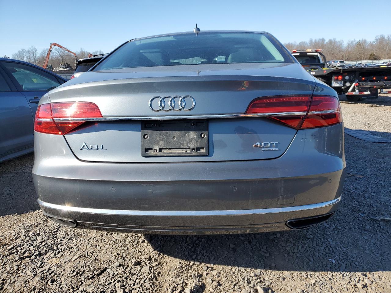 2015 Audi A8 VIN WAU32AFD7FN039765 Copart auction photo, undercarriage damage thumbnail 6