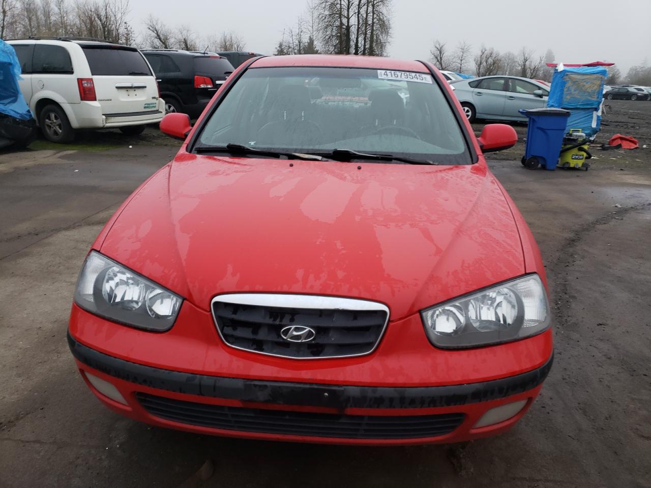 2003 Hyundai Elantra VIN KMHDN45D03U605182 Copart auction photo, all over damage thumbnail 5