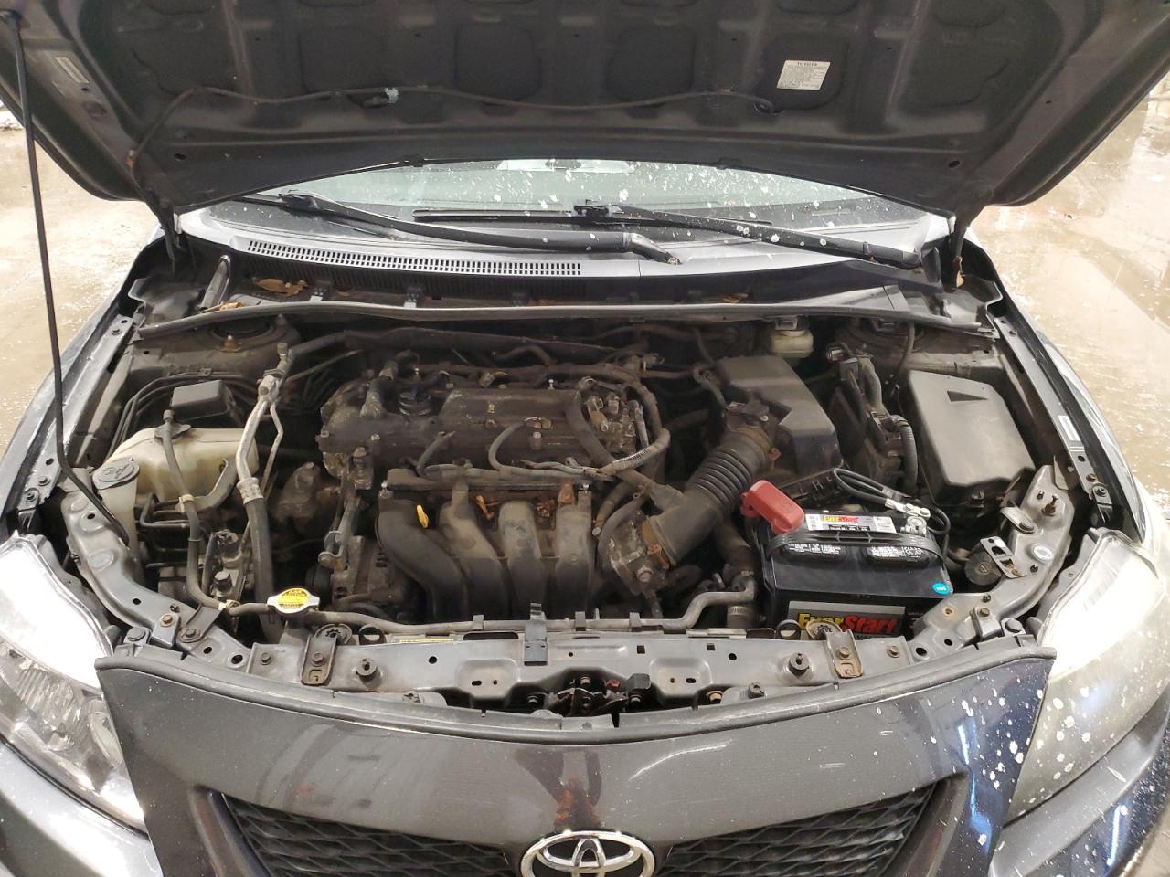 2009 Toyota Corolla VIN 1NXBU40E19Z148479 Copart auction photo, mechanical / side damage thumbnail 11