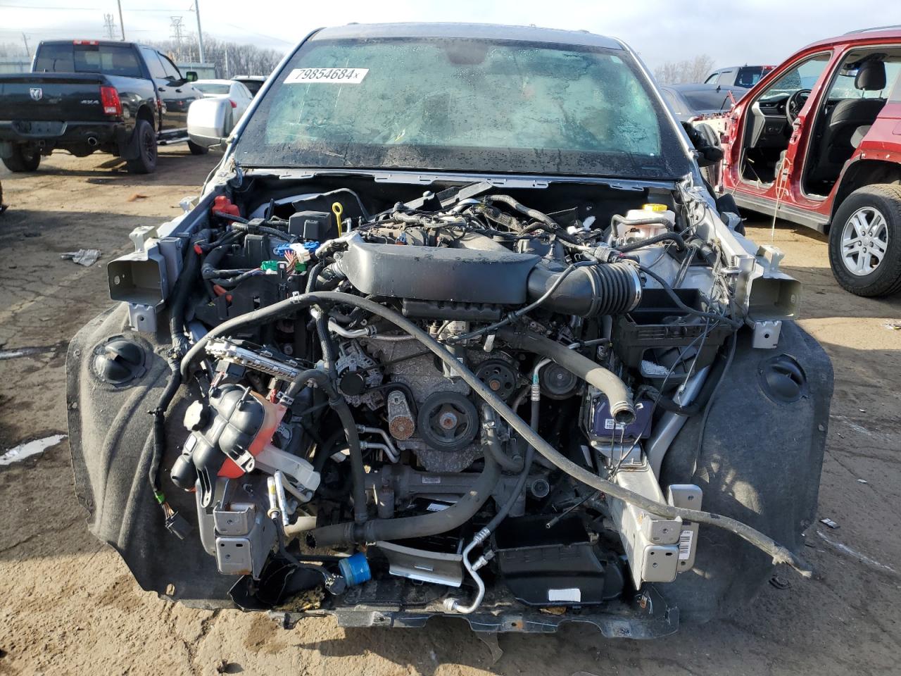 2019 Jeep Grand Cherokee VIN 1C4RJFAG1KC791174 Copart auction photo, stripped damage thumbnail 5