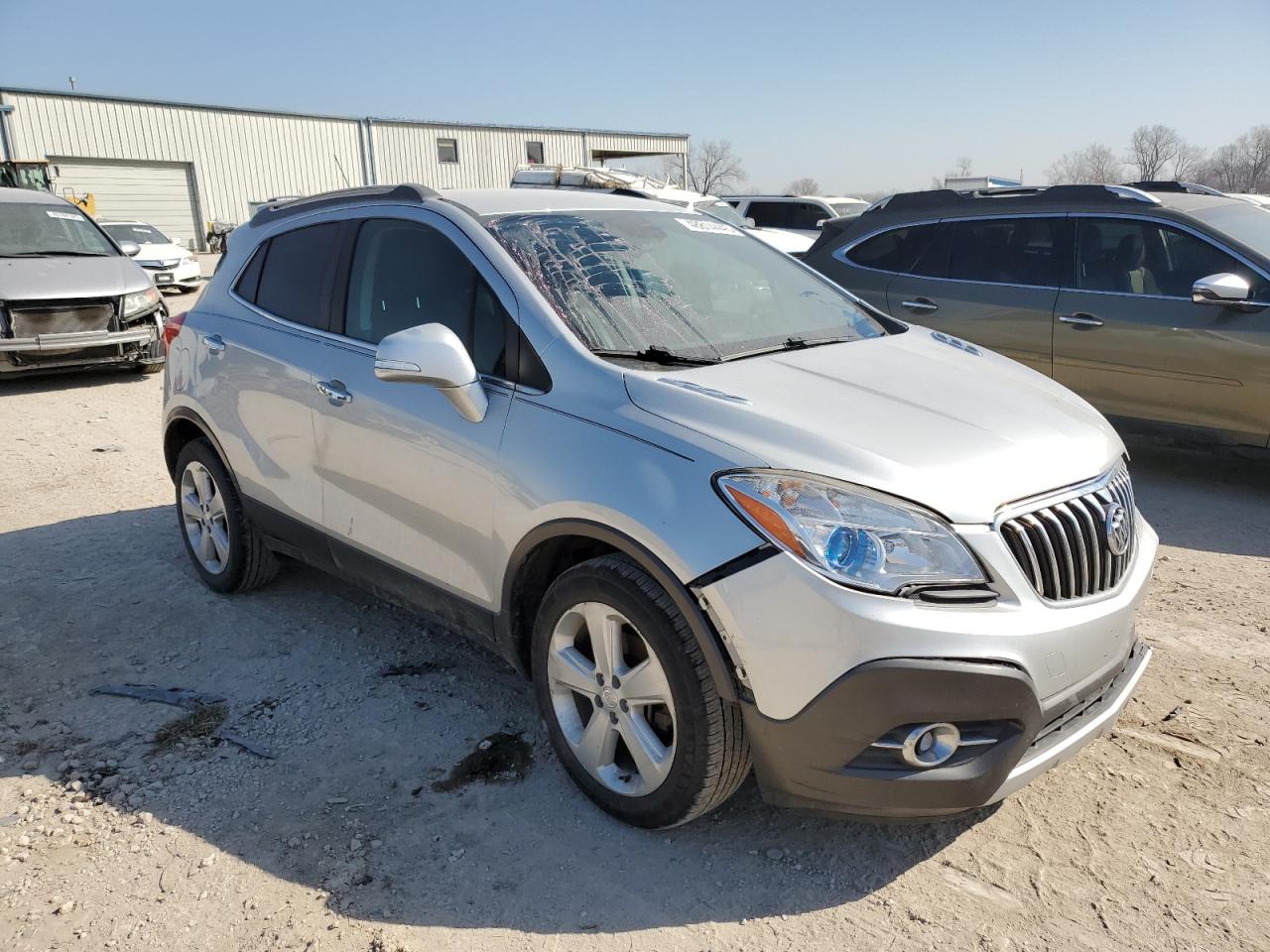 2016 Buick Encore VIN KL4CJBSB1GB748575 Copart auction photo, front end damage thumbnail 4