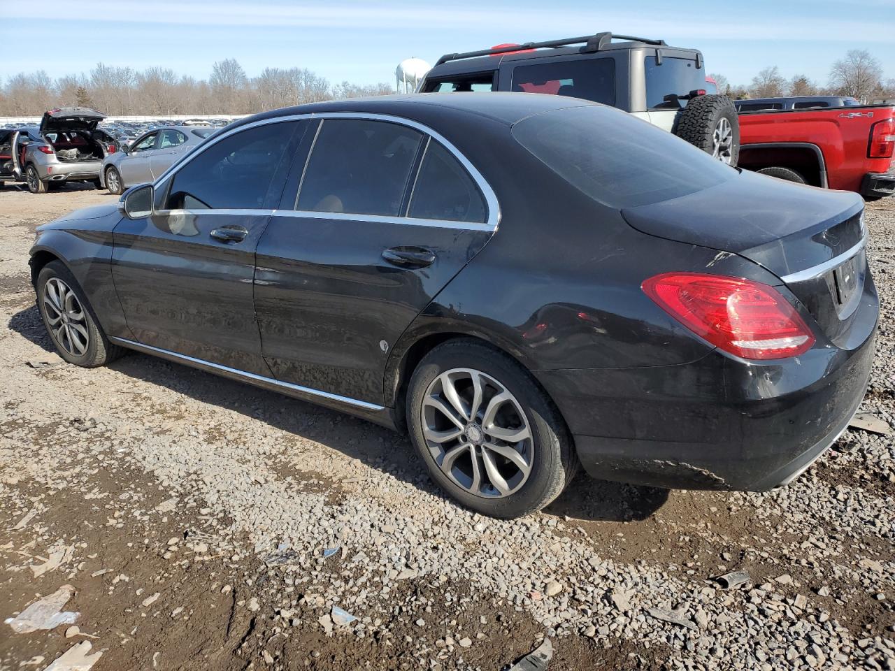 2017 Mercedes-Benz C-klasse VIN 55SWF4KB6HU188047 Copart auction photo, front end damage thumbnail 2