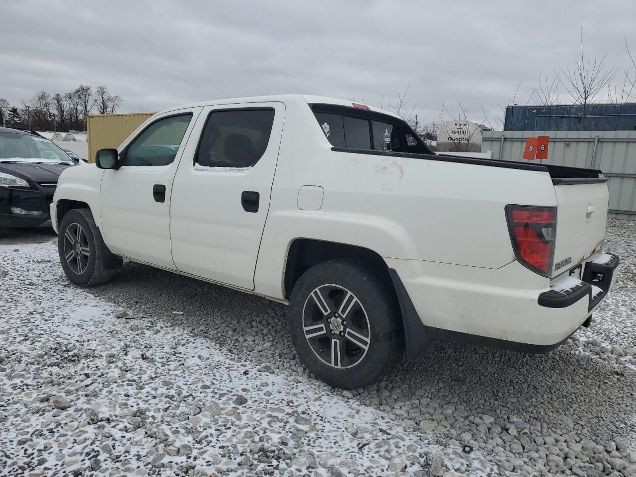 2013 Honda Ridgeline VIN 5FPYK1F75DB013672 Copart auction photo, front end damage thumbnail 2