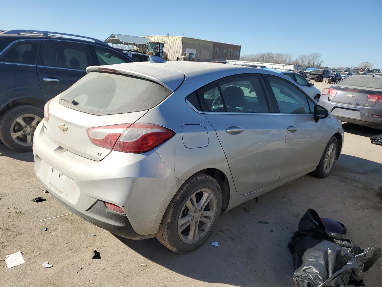 2018 Chevrolet Cruze VIN 3G1BE6SM0JS585212 Copart auction photo, side damage thumbnail 3