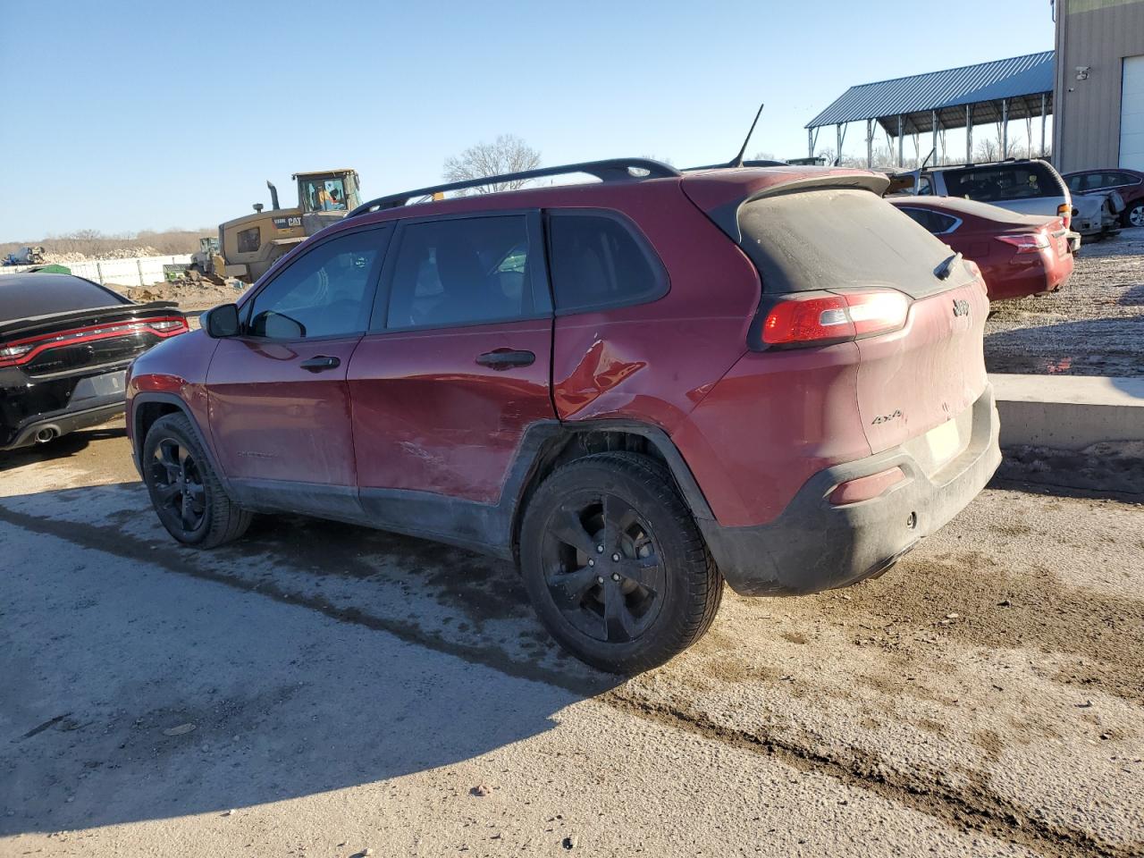 2017 Jeep Grand Cherokee VIN 1C4PJMAB1HW529548 Copart auction photo, vandalism / side damage thumbnail 2