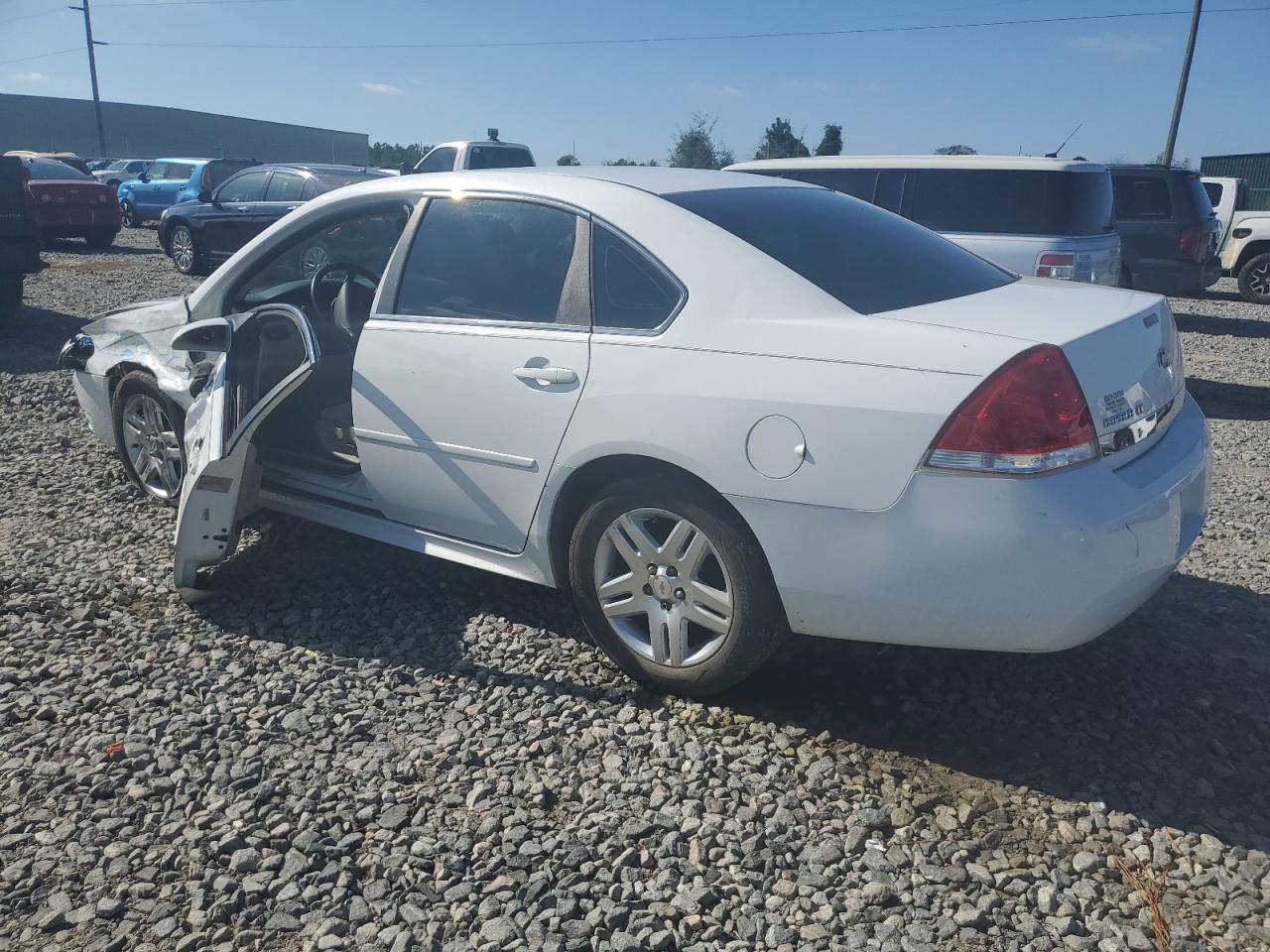 2010 Chevrolet Impala VIN 2G1WB5EN2A1255446 Copart auction photo, front end / side damage thumbnail 2