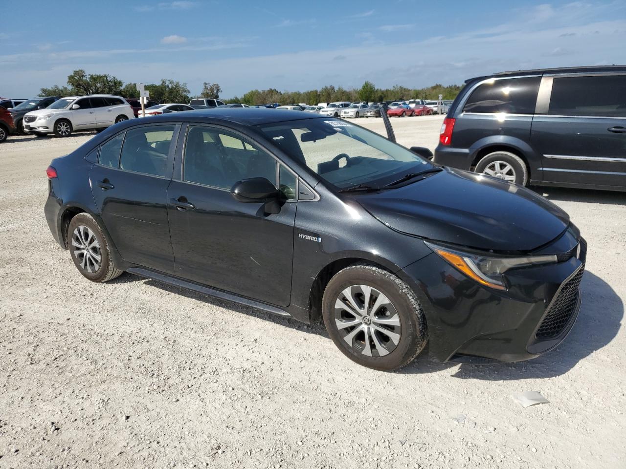 2020 Toyota Corolla VIN JTDEBRBE9LJ020825 Copart auction photo, water/flood damage thumbnail 4