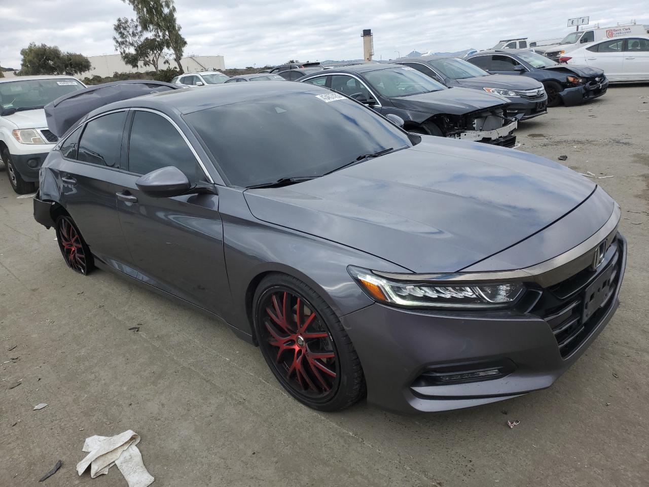 2019 Honda Accord VIN 1HGCV1F36KA083888 Copart auction photo, rear end damage thumbnail 4