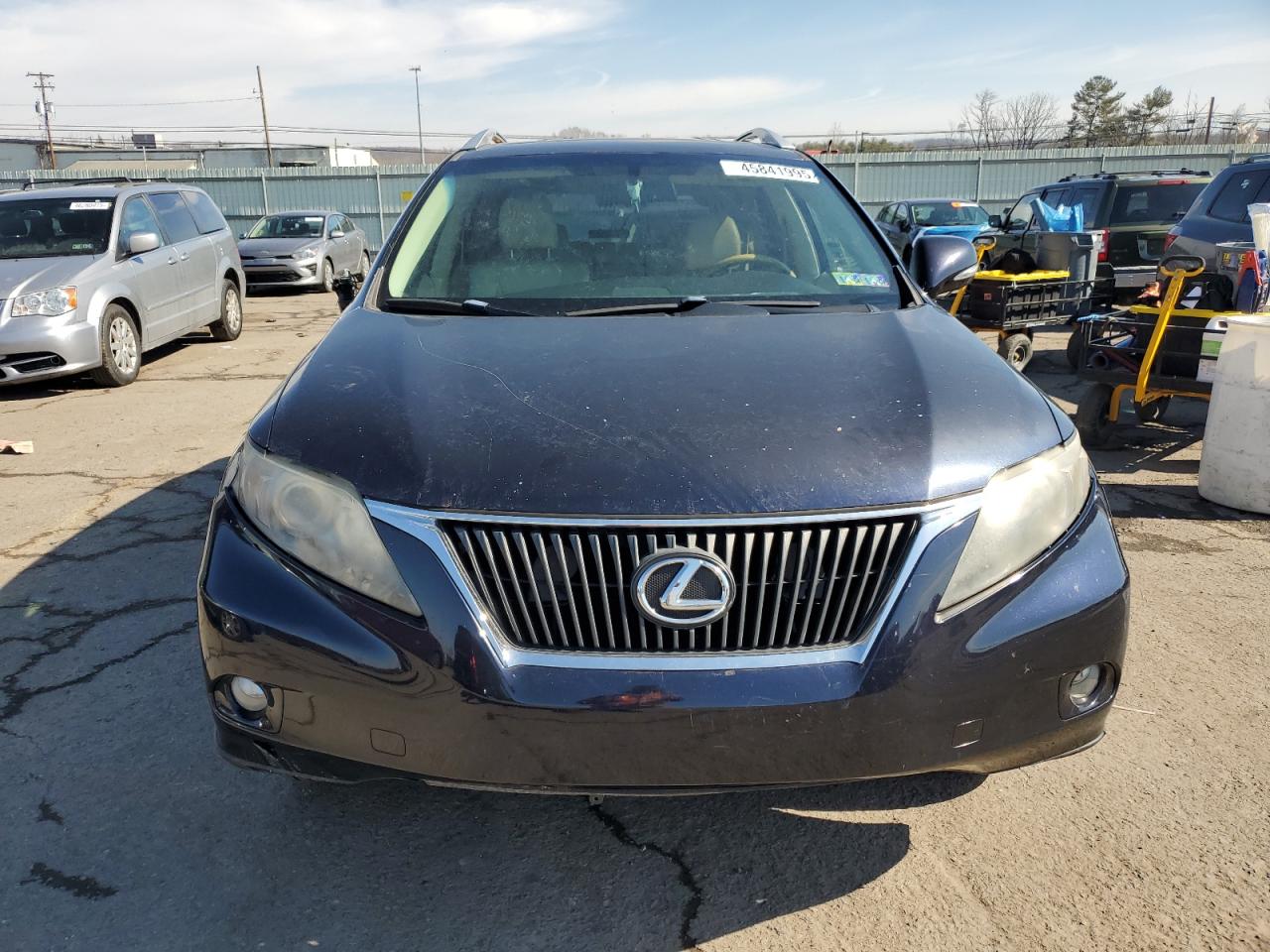2010 Lexus RX VIN 2T2BK1BA4AC070568 Copart auction photo, side damage thumbnail 5