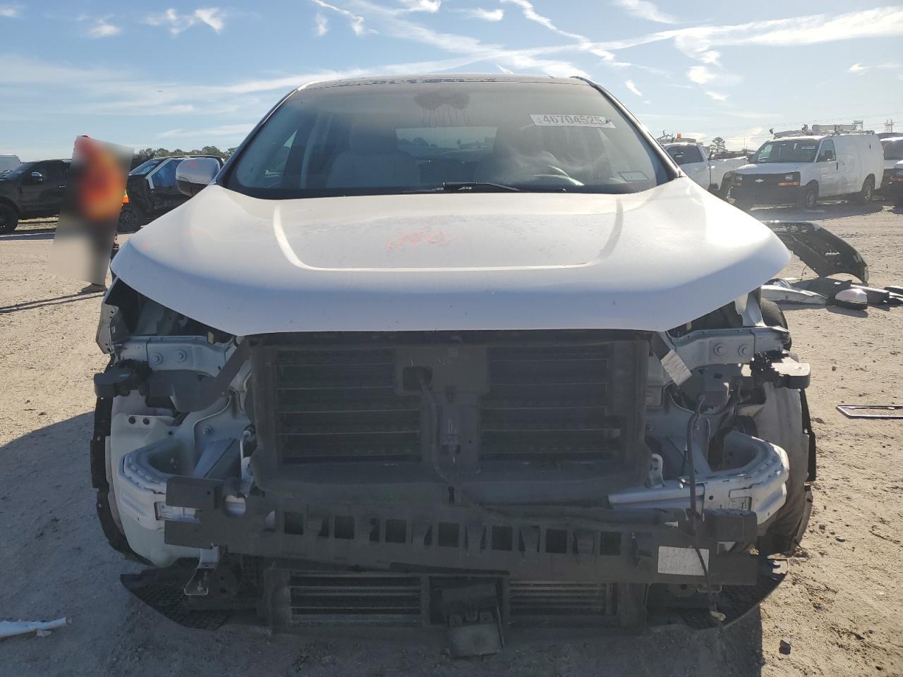 2019 Ford Edge VIN 2FMPK3K97KBB46219 Copart auction photo, front end / side damage thumbnail 5