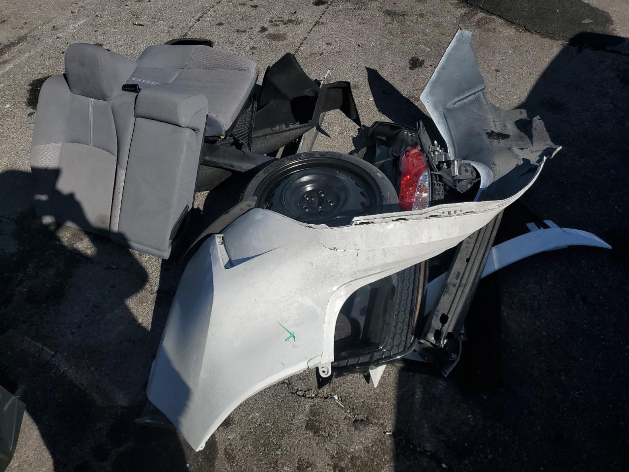 2021 Toyota Corolla VIN 5YFM4MCE6MP072482 Copart auction photo, rear end damage thumbnail 12