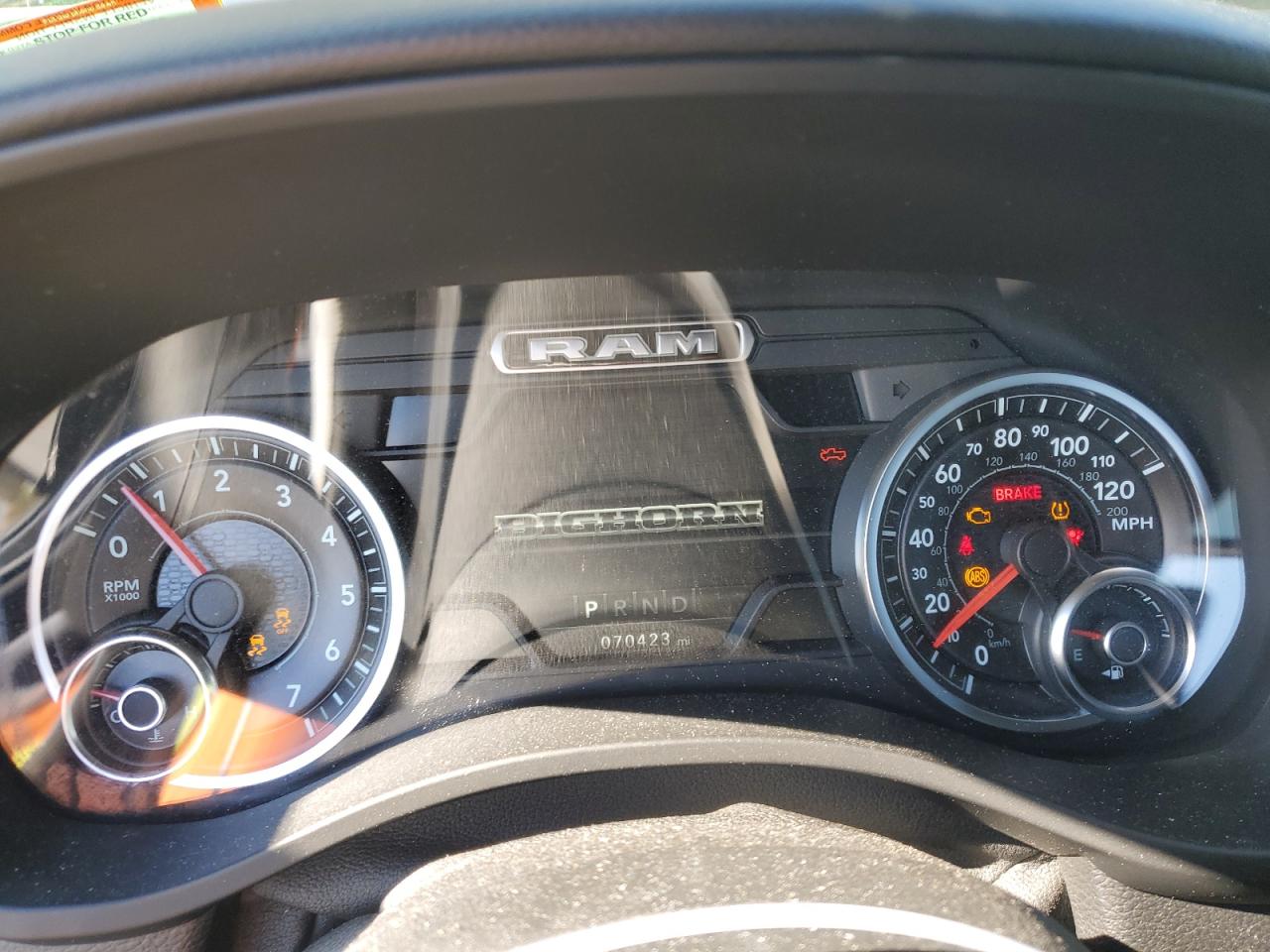 2019 RAM 1500 VIN 1C6SRFBT3KN514706 Copart auction photo, front end damage thumbnail 9