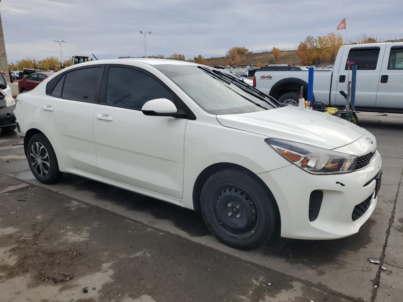 2020 KIA Rio VIN 3KPA24AD2LE274030 Copart auction photo, rear end damage thumbnail 4