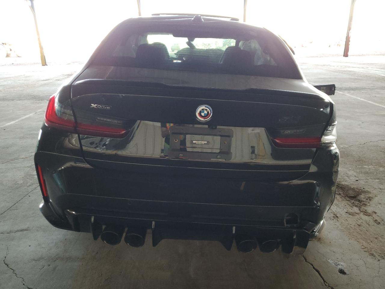 2023 BMW M3 VIN WBS43AY00PFP01785 Copart auction photo, front end / rear end damage thumbnail 6