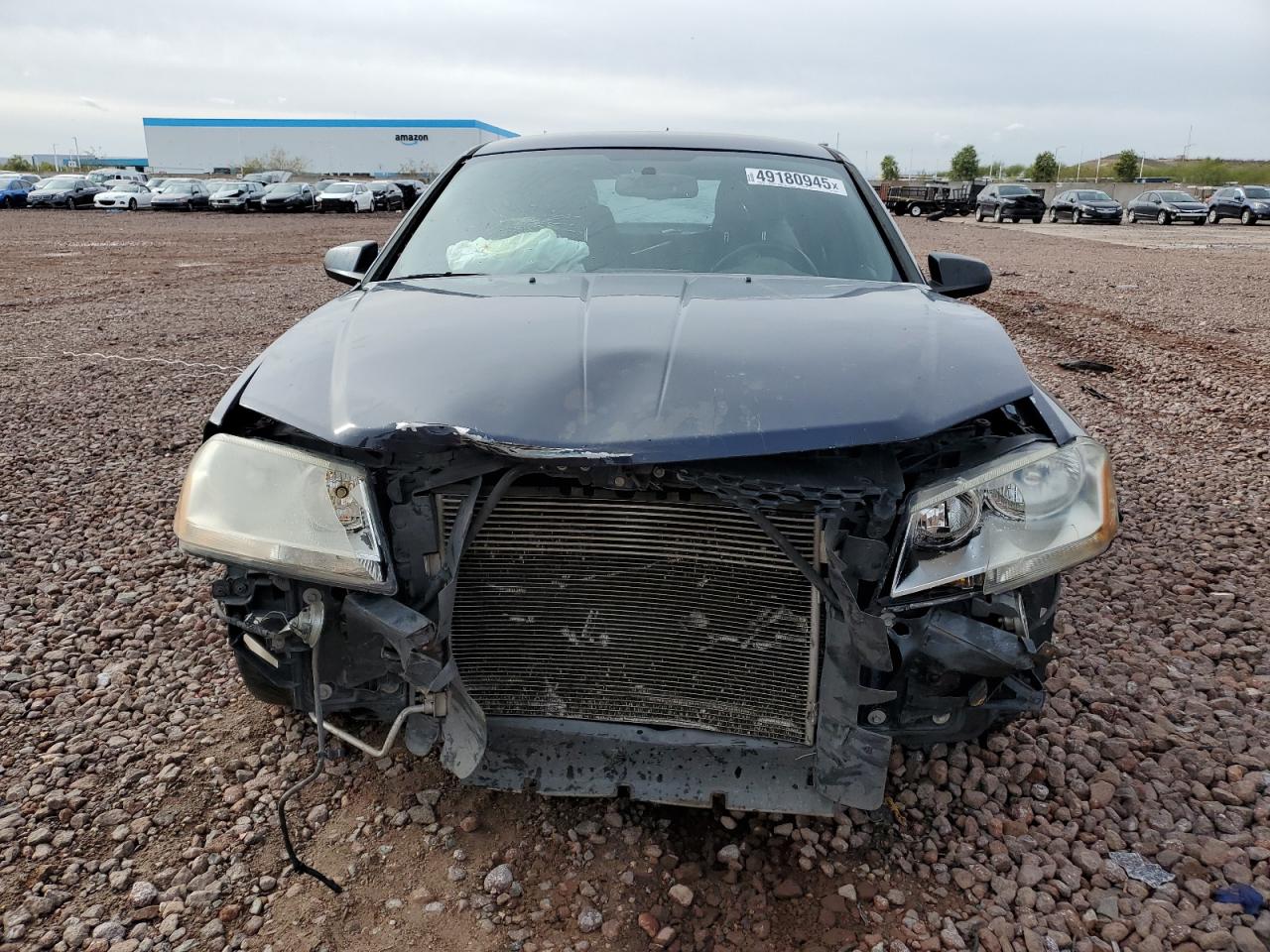 2013 Dodge Avenger VIN 1C3CDZAB7DN731107 Copart auction photo, front end / side damage thumbnail 5