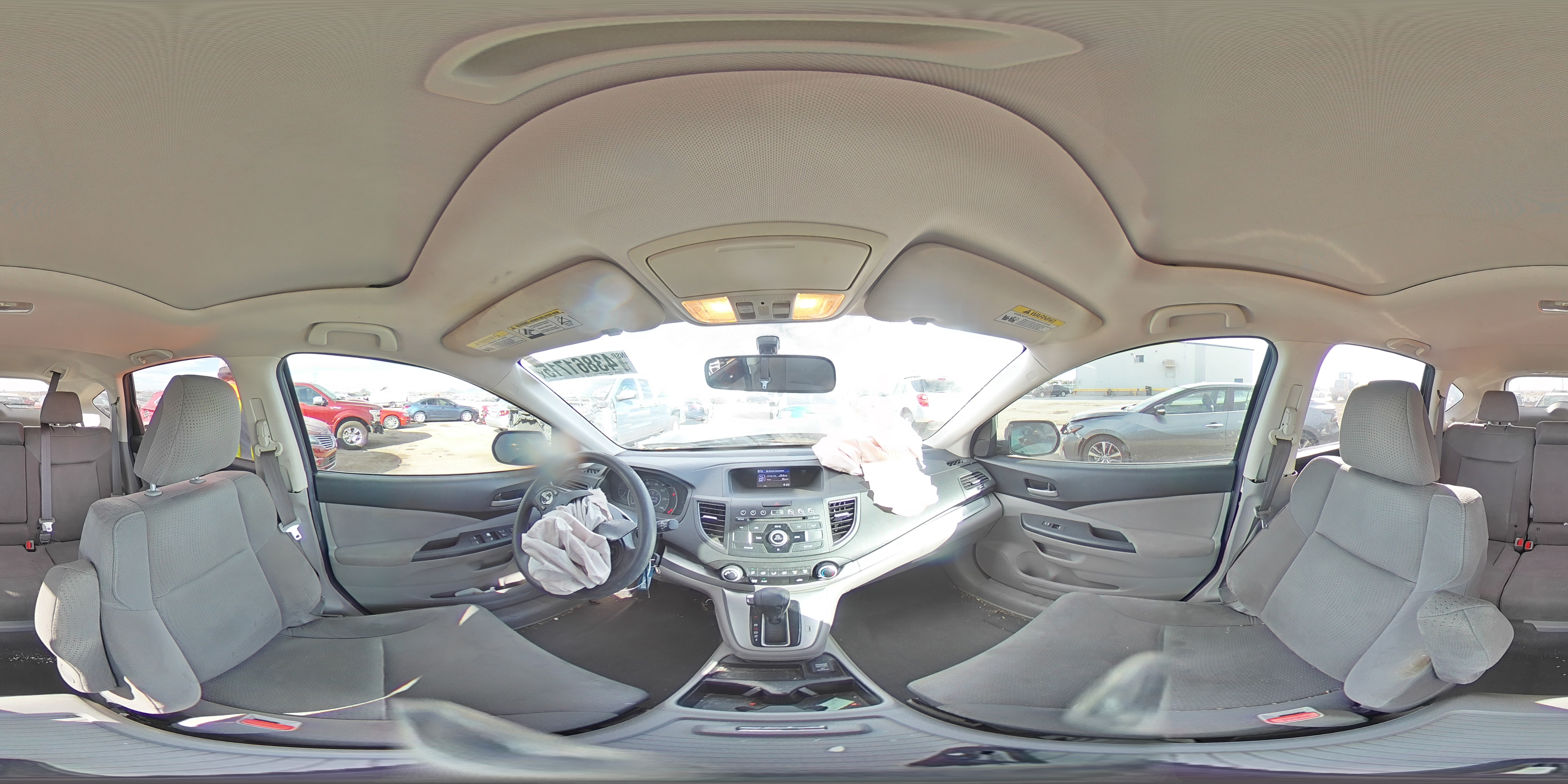 2013 Honda CR-V VIN 2HKRM3H50DH518857 Copart auction photo, front end / frame damage damage thumbnail 13