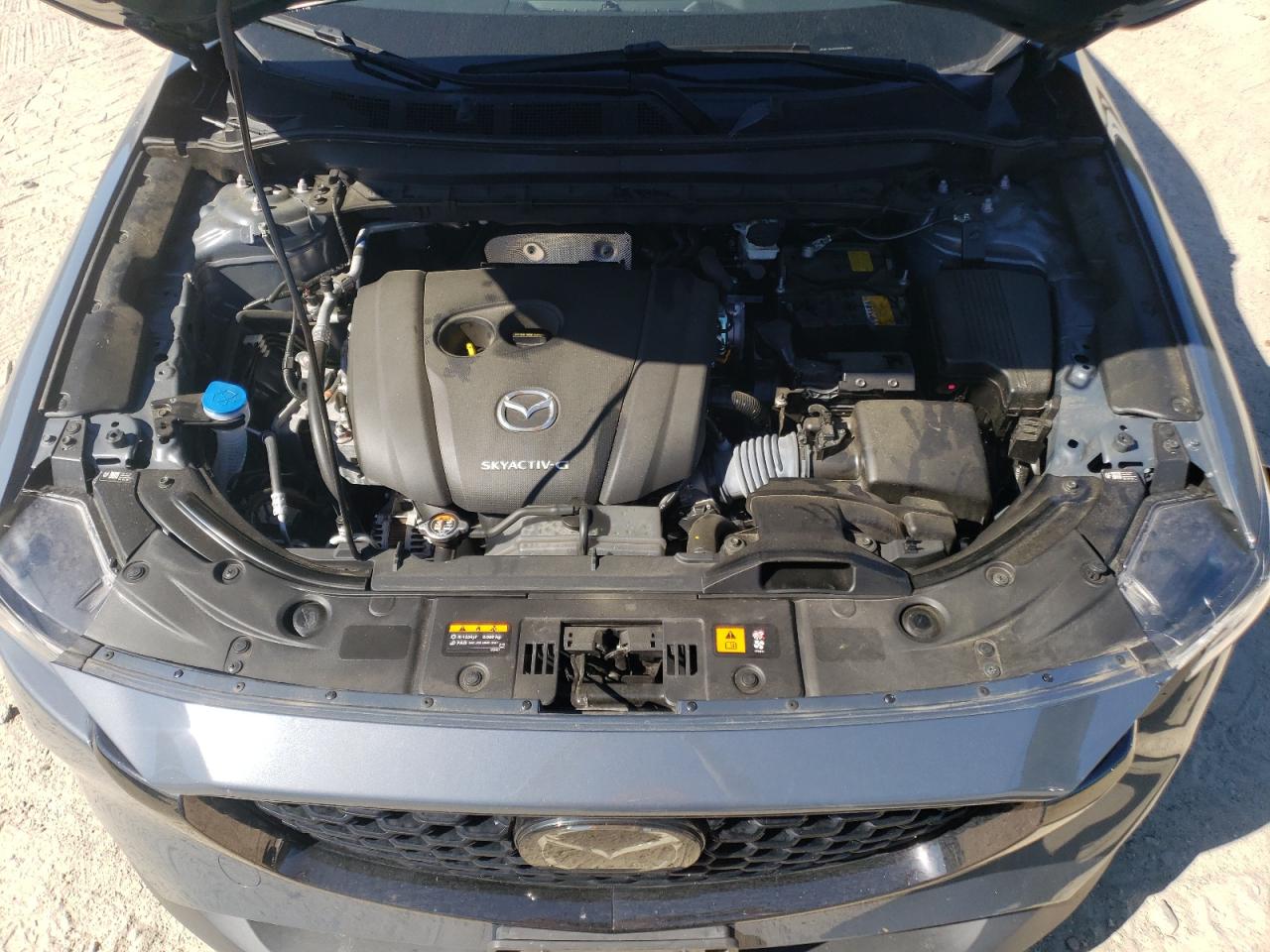 2022 Mazda CX-5 VIN JM3KFBCM0N0562884 Copart auction photo, rollover / side damage thumbnail 12