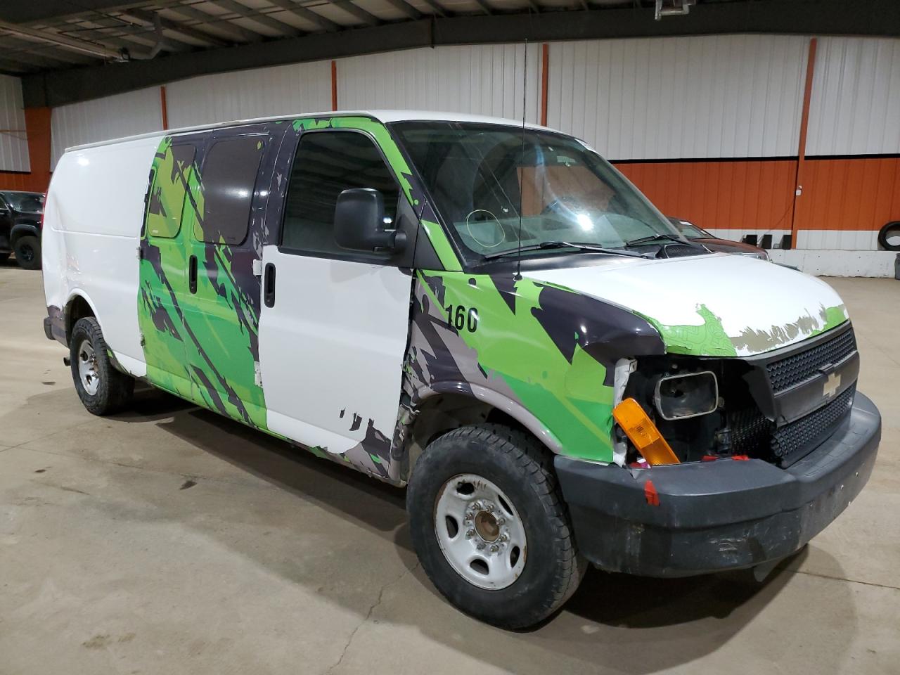 2005 Chevrolet Express VIN 1GCGG29V951141493 Copart auction photo, front end / side damage thumbnail 4