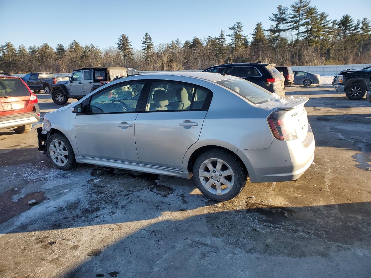 2012 Nissan Sentra VIN 3N1AB6AP1CL773440 Copart auction photo, front end damage thumbnail 2