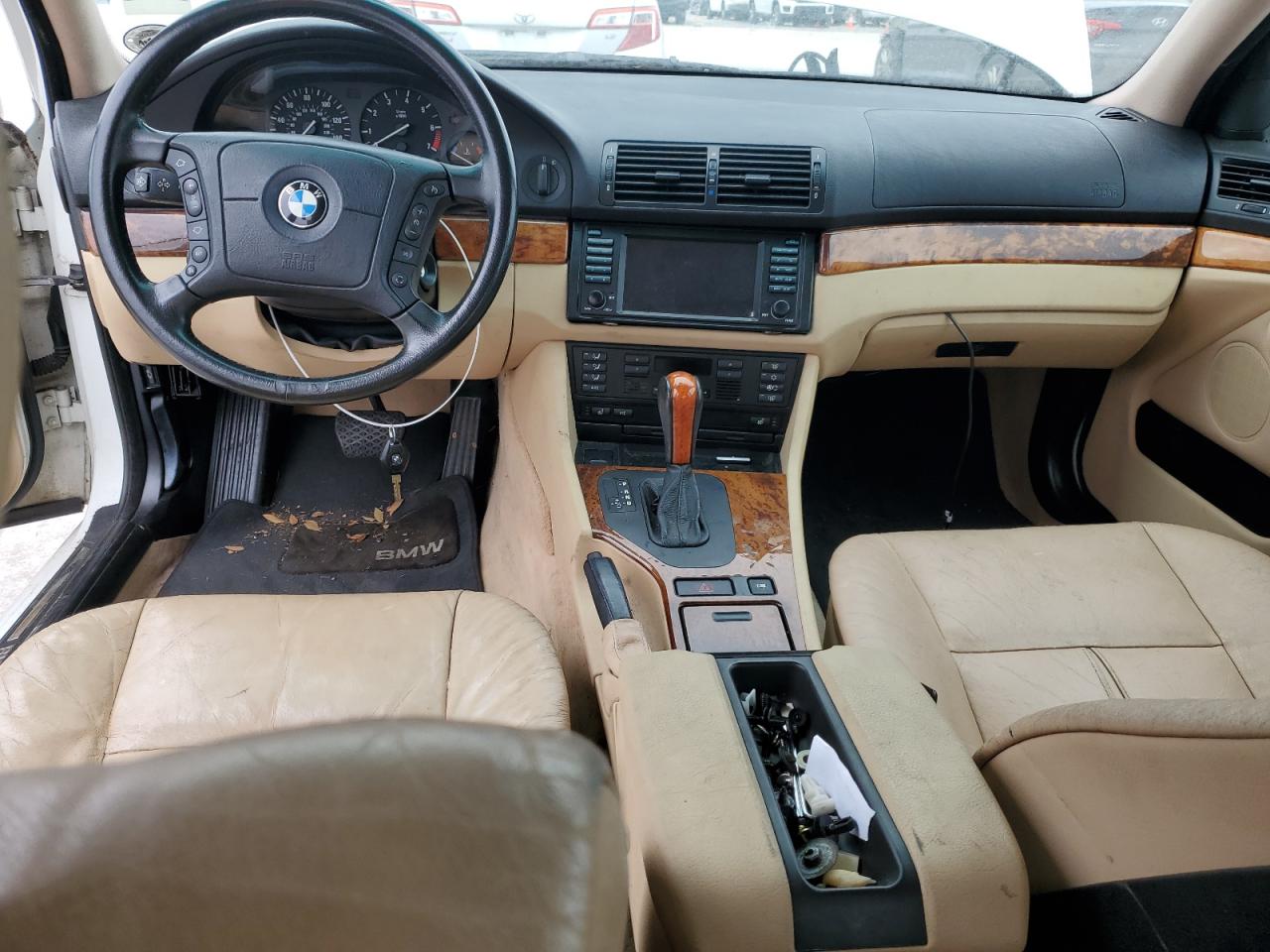 2001 BMW 5er VIN WBADT63471CF05916 Copart auction photo, front end damage thumbnail 8