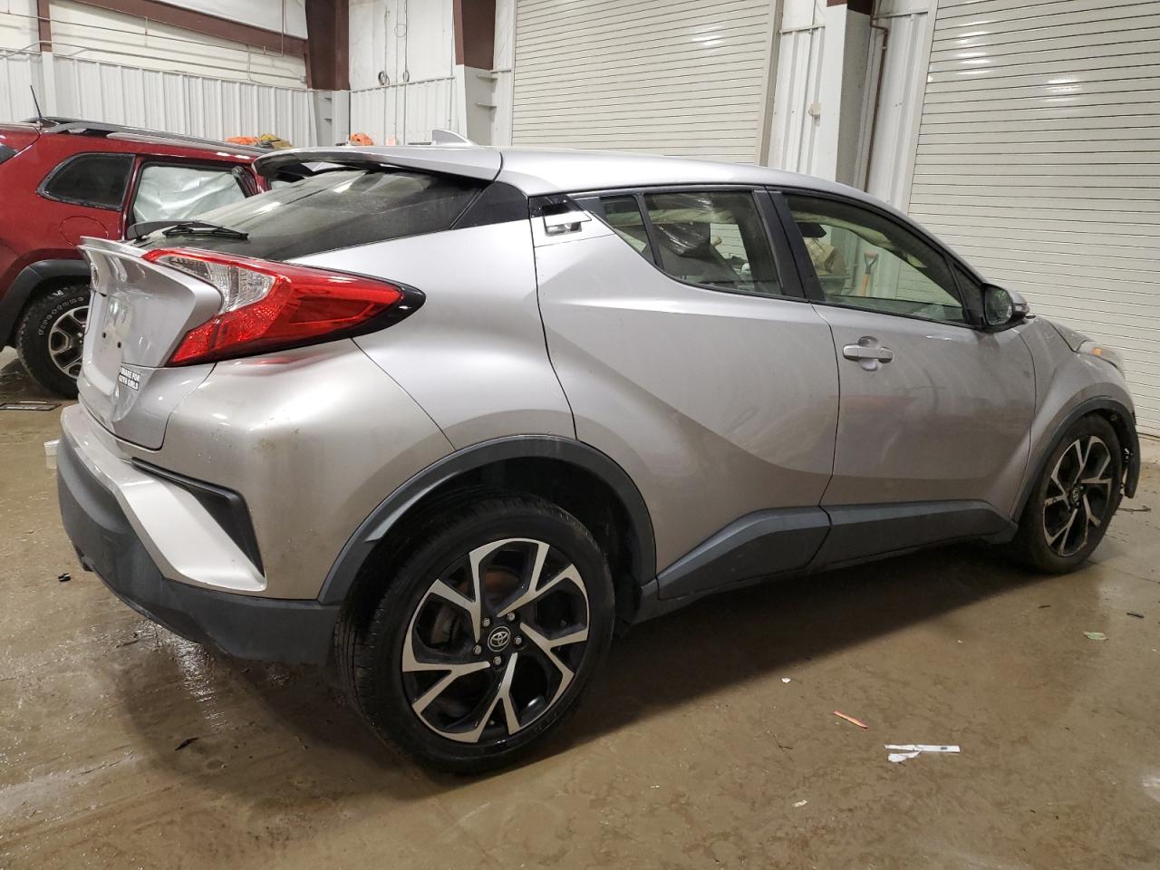 2018 Toyota C-HR VIN JTNKHMBX4J1006880 Copart auction photo, front end / side damage thumbnail 3