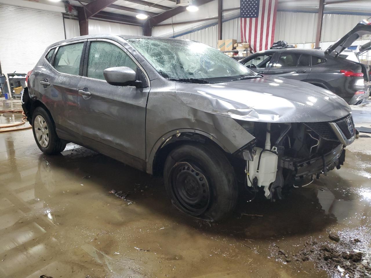 2019 Nissan Rogue VIN JN1BJ1CR2KW627615 Copart auction photo, rollover damage thumbnail 4