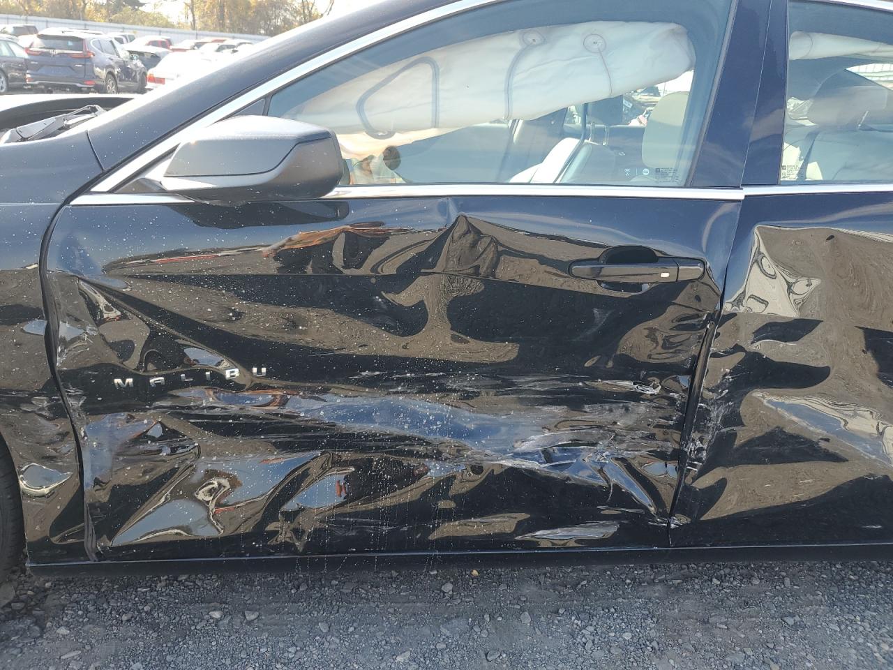 2019 Chevrolet Malibu VIN 1G1ZD5ST2KF145162 Copart auction photo, side / front end damage thumbnail 7