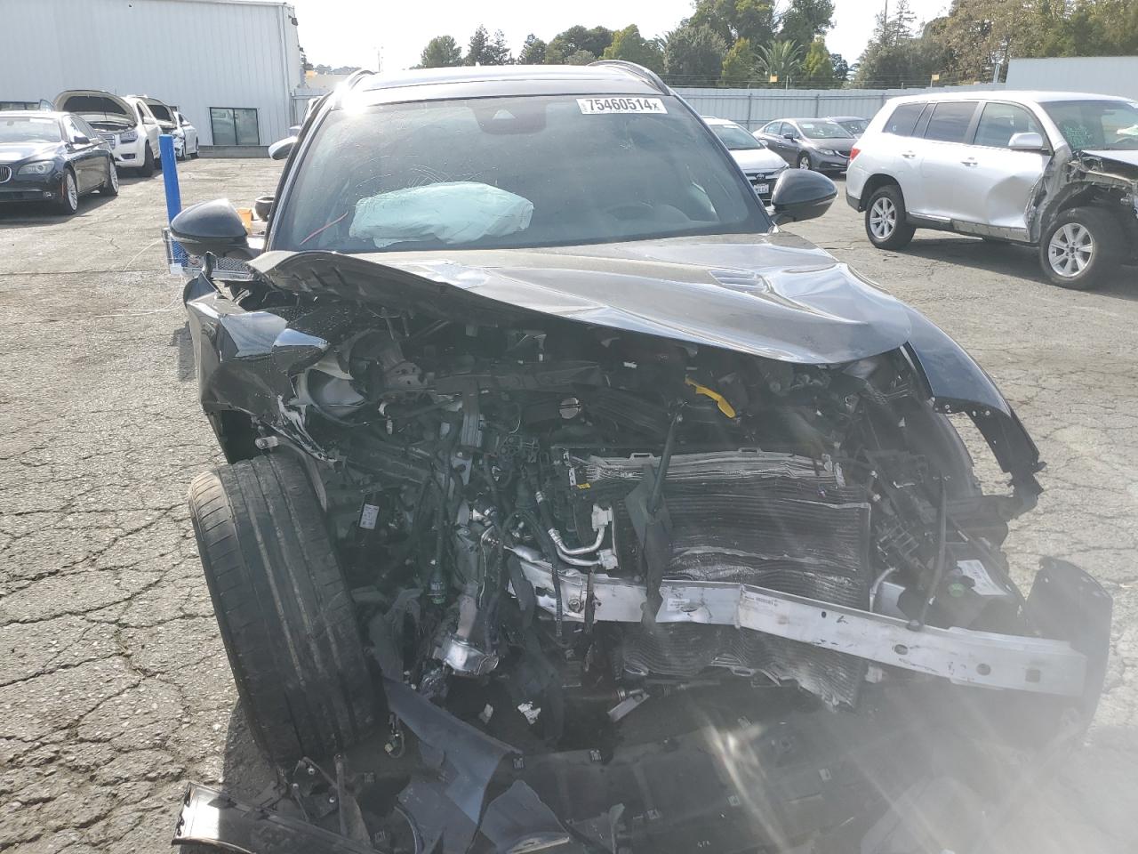 2022 Alfa Romeo Stelvio VIN ZASPAKEV3N7D46013 Copart auction photo, front end damage thumbnail 5