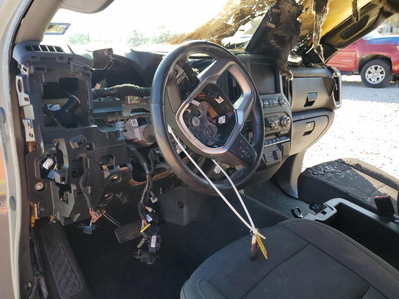 2020 GMC Sierra VIN 3GTP8BED0LG161821 Copart auction photo, all over damage thumbnail 8