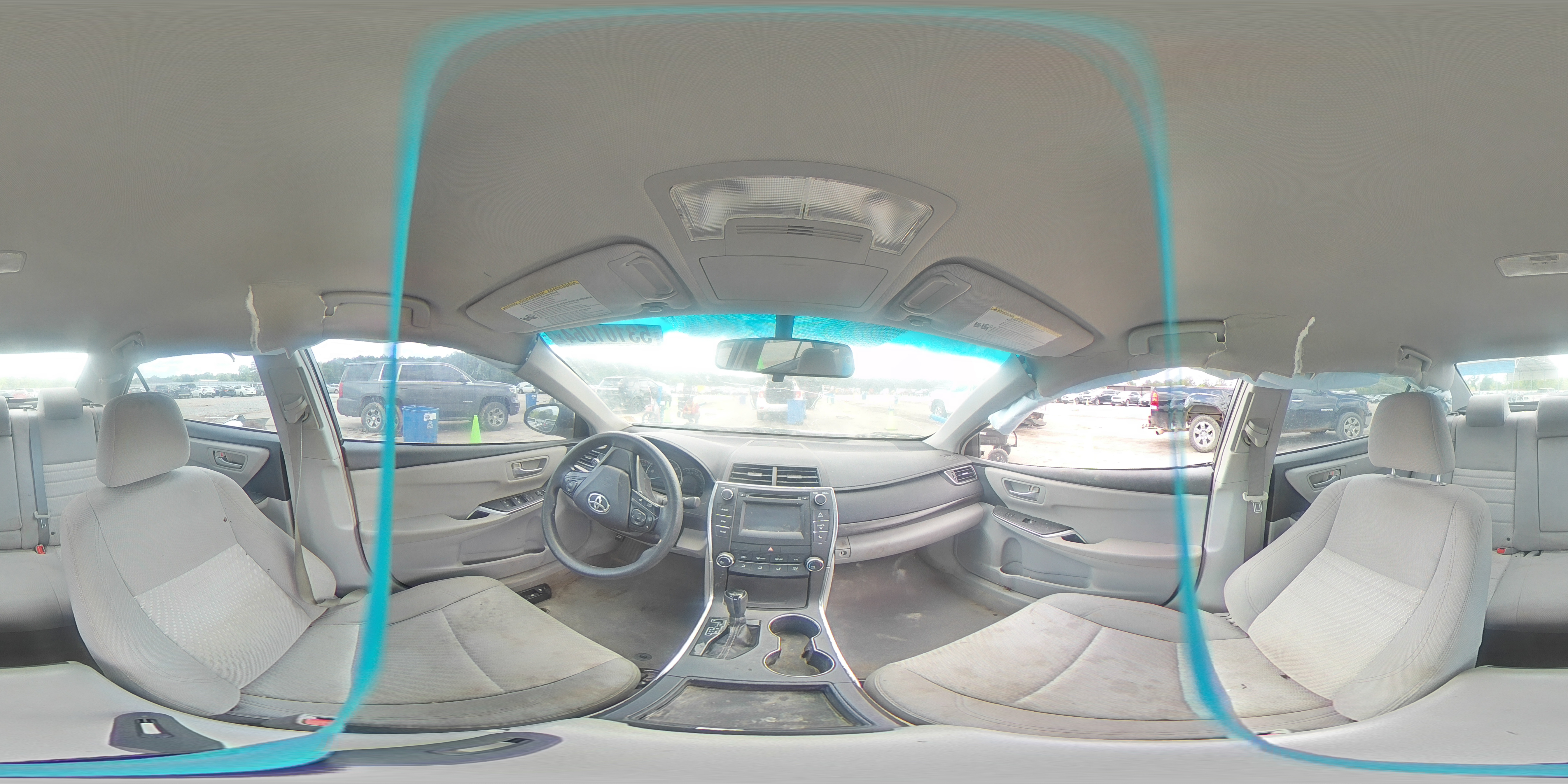 2015 Toyota Camry VIN 4T4BF1FK6FR447568 Copart auction photo, all over damage thumbnail 13