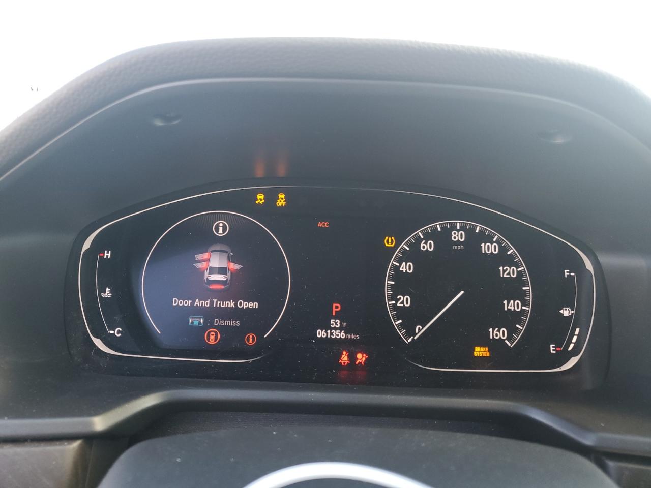 2020 Honda Accord VIN 1HGCV1F43LA050051 Copart auction photo, front end / all over damage thumbnail 9
