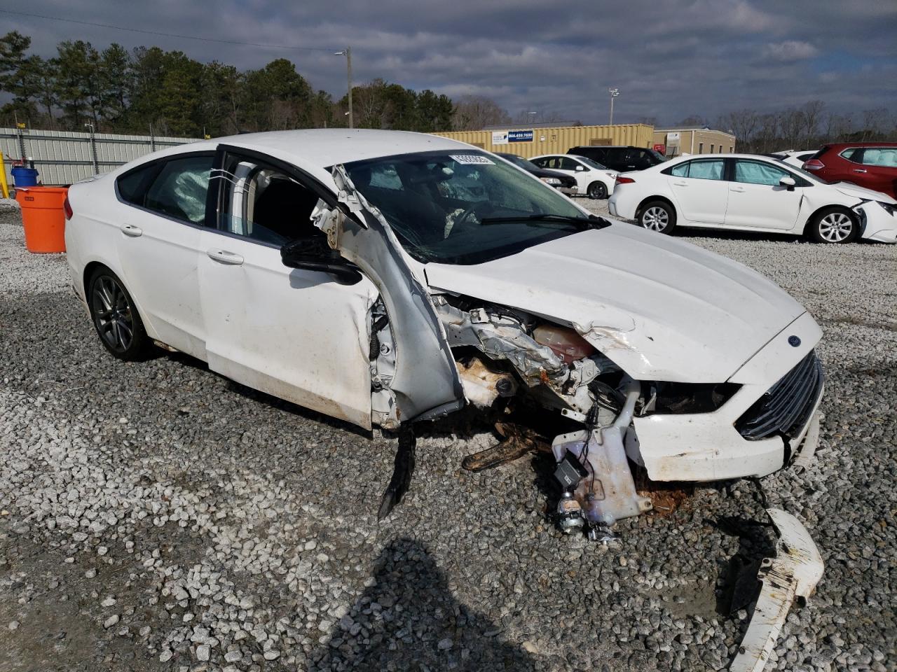2017 Ford Fusion VIN 3FA6P0H79HR391481 Copart auction photo, all over / undercarriage damage thumbnail 4