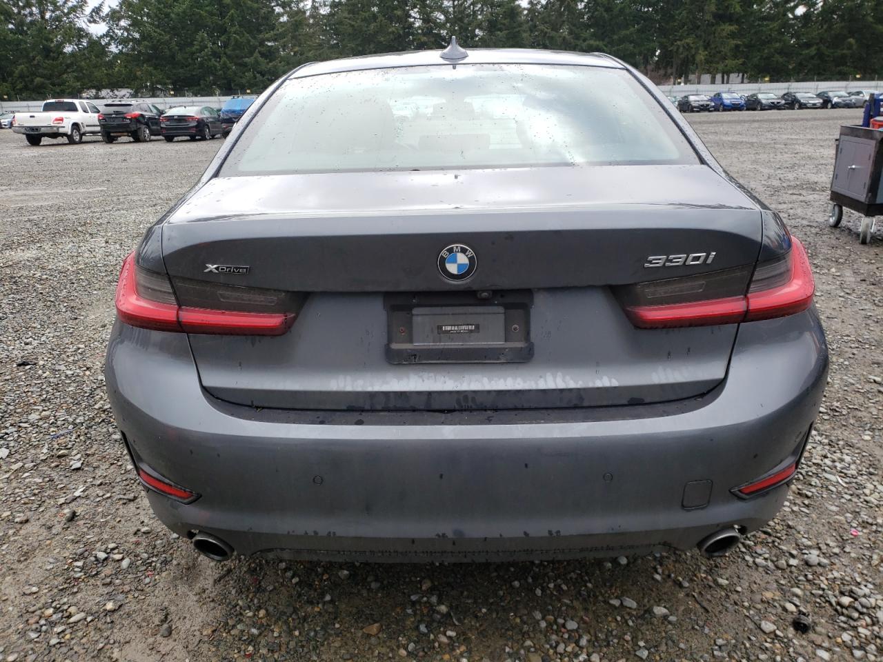2020 BMW 3er VIN 3MW5R7J03L8B24287 Copart auction photo, side damage thumbnail 6