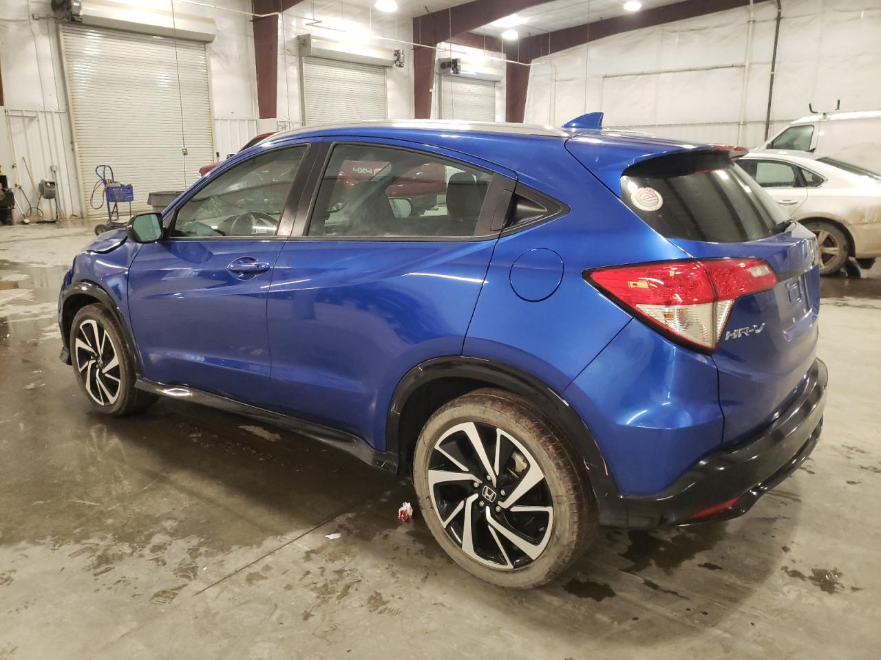 2019 Honda HR-V VIN 3CZRU6H13KM734119 Copart auction photo, front end / hail damage thumbnail 2