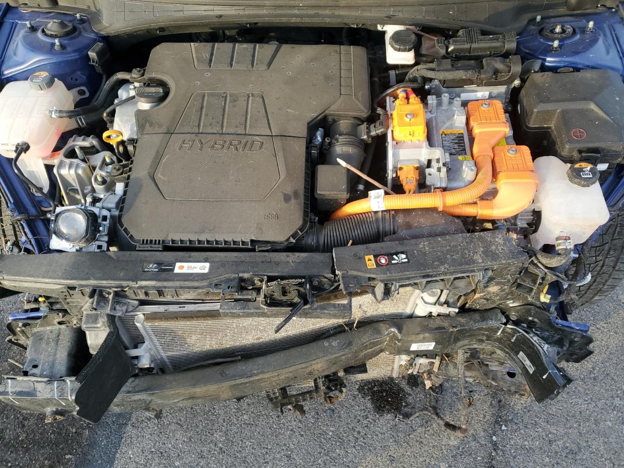 2022 Hyundai Elantra VIN KMHLN4AJ2NU020677 Copart auction photo, all over damage thumbnail 13