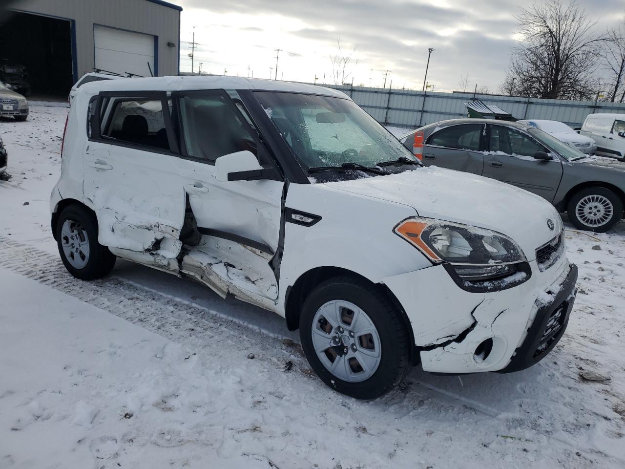 2013 KIA Soul VIN KNDJT2A59D7506473 Copart auction photo, side damage thumbnail 4