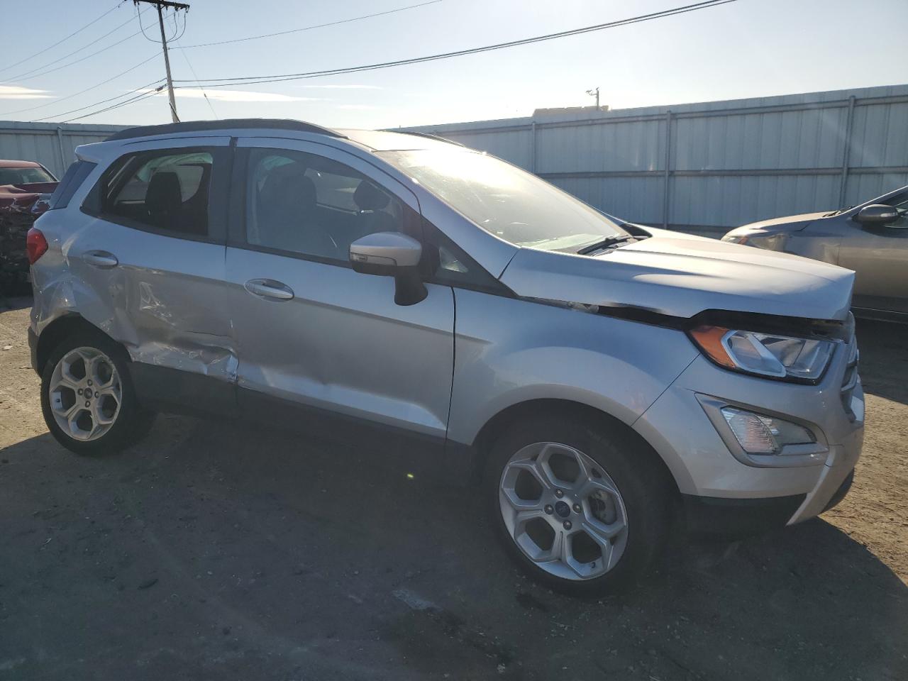 2021 Ford EcoSport VIN MAJ3S2GE0MC400302 Copart auction photo, all over damage thumbnail 4
