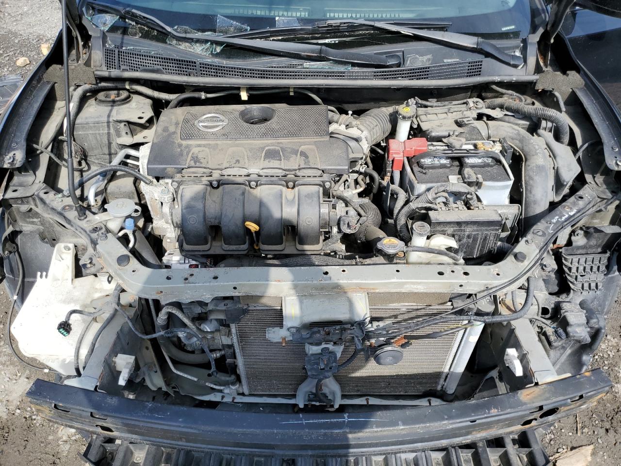 2014 Nissan Sentra VIN 3N1AB7AP5EY208765 Copart auction photo, front end / minor dent/scratches damage thumbnail 11