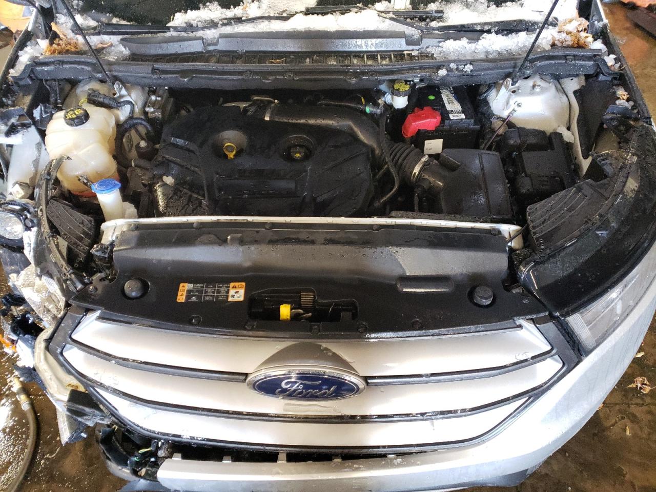 2018 Ford Edge VIN 2FMPK4J99JBB29668 Copart auction photo, front end / side damage thumbnail 12