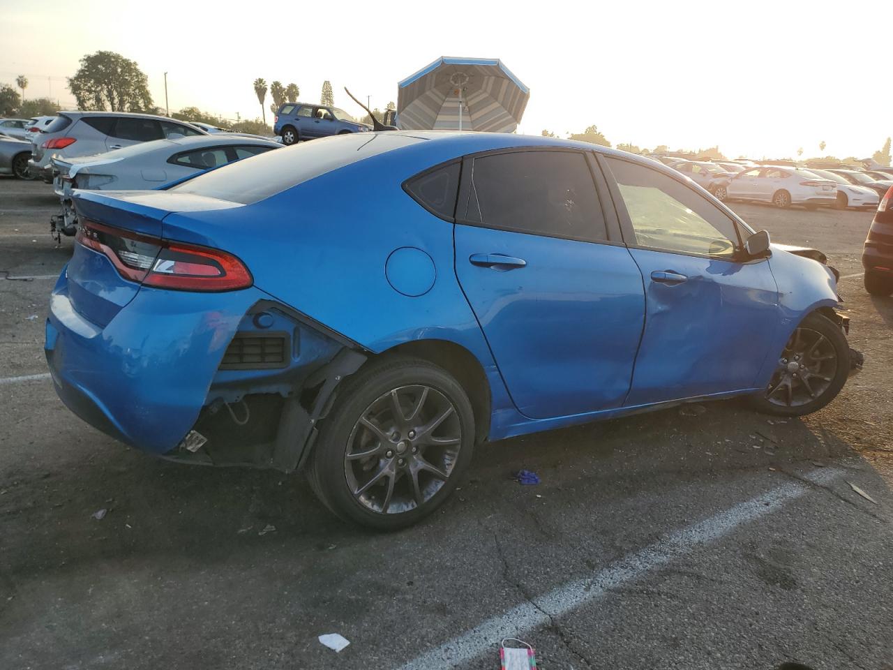 2016 Dodge Dart VIN 1C3CDFAA8GD555359 Copart auction photo, all over damage thumbnail 3