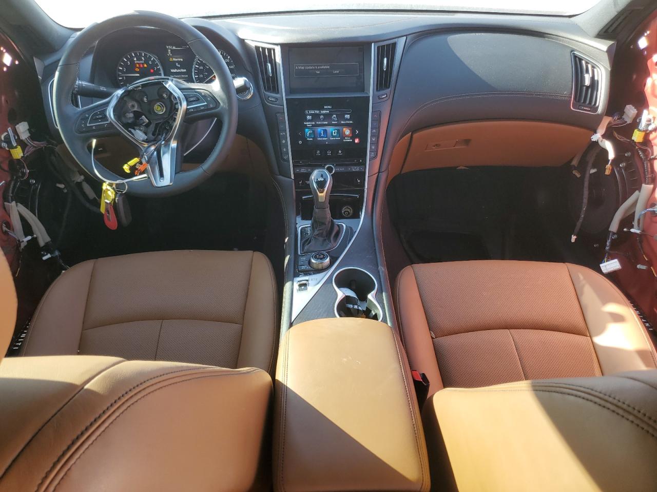 2024 Infiniti Q50 VIN JN1EV7CP8RM600010 Copart auction photo, front end / side damage thumbnail 8